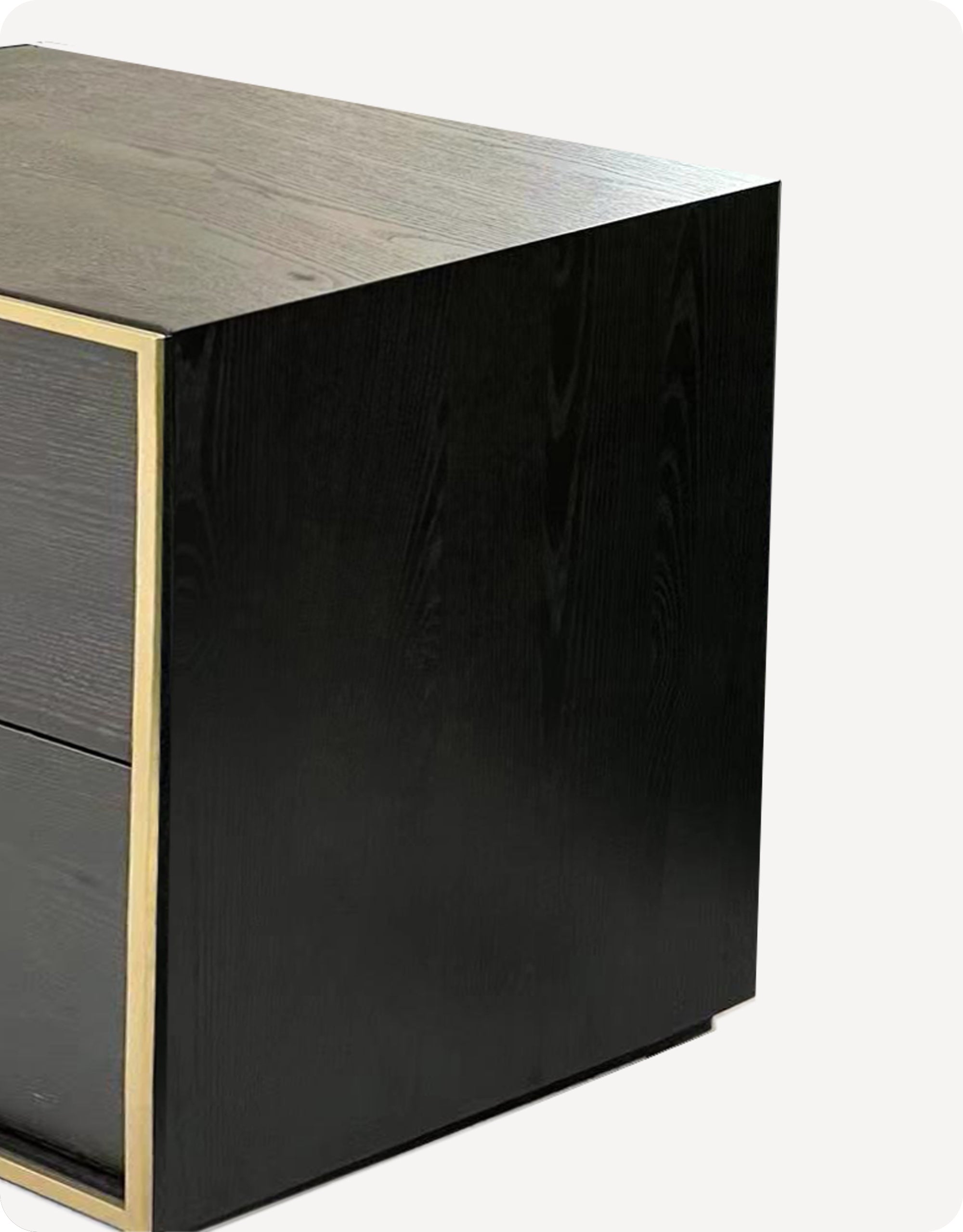 Andrew Nightstand Right, Dark Wood - HuggyHomey
