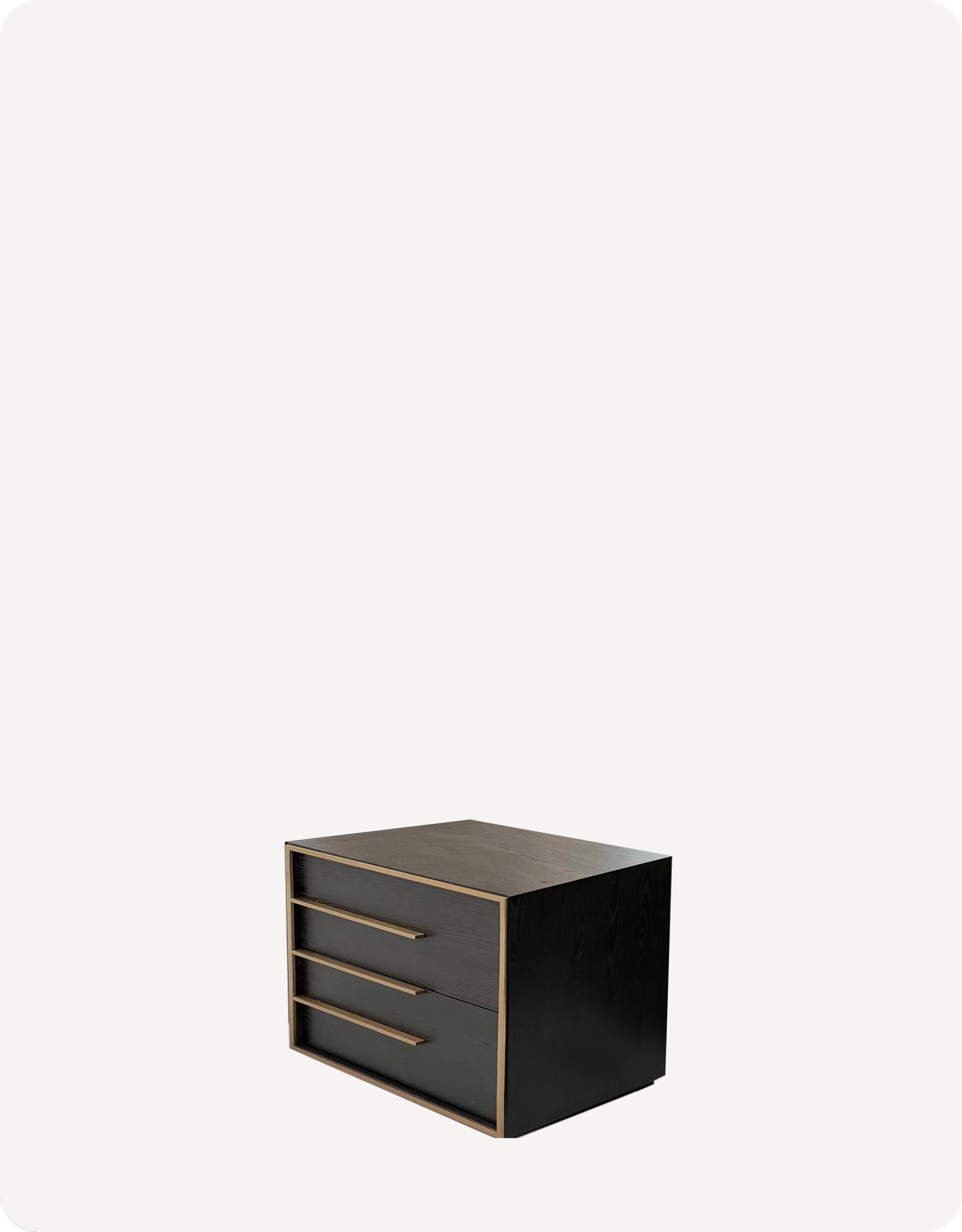 Andrew Nightstand Right, Dark Wood - HuggyHomey