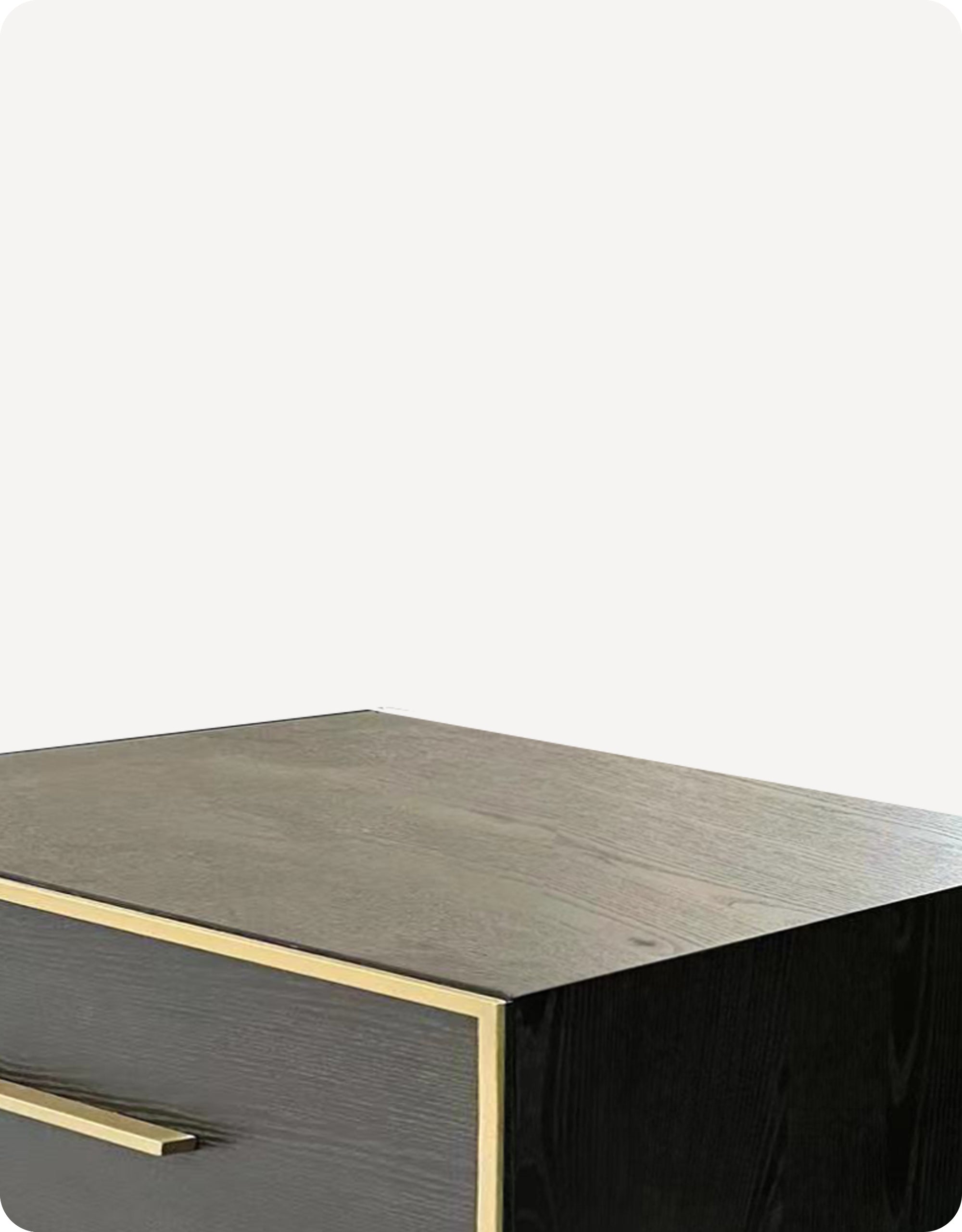 Andrew Nightstand Right, Dark Wood - HuggyHomey