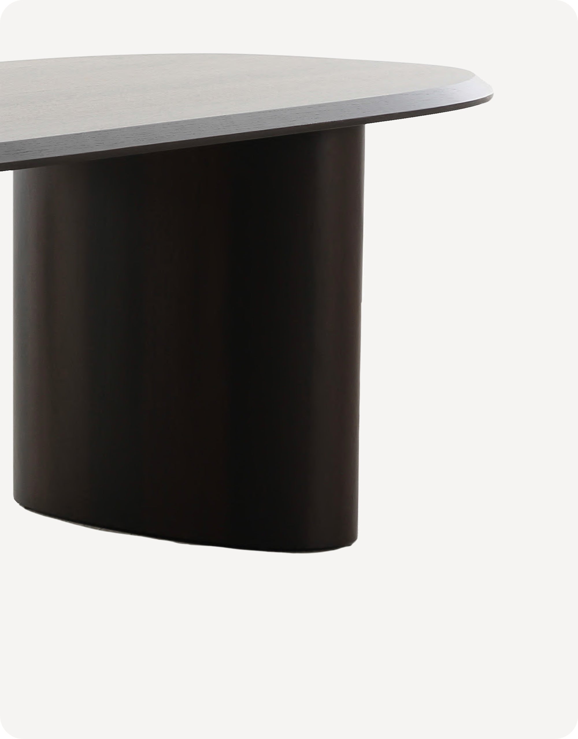 Axel Dining Table Dark Wood 2.2m