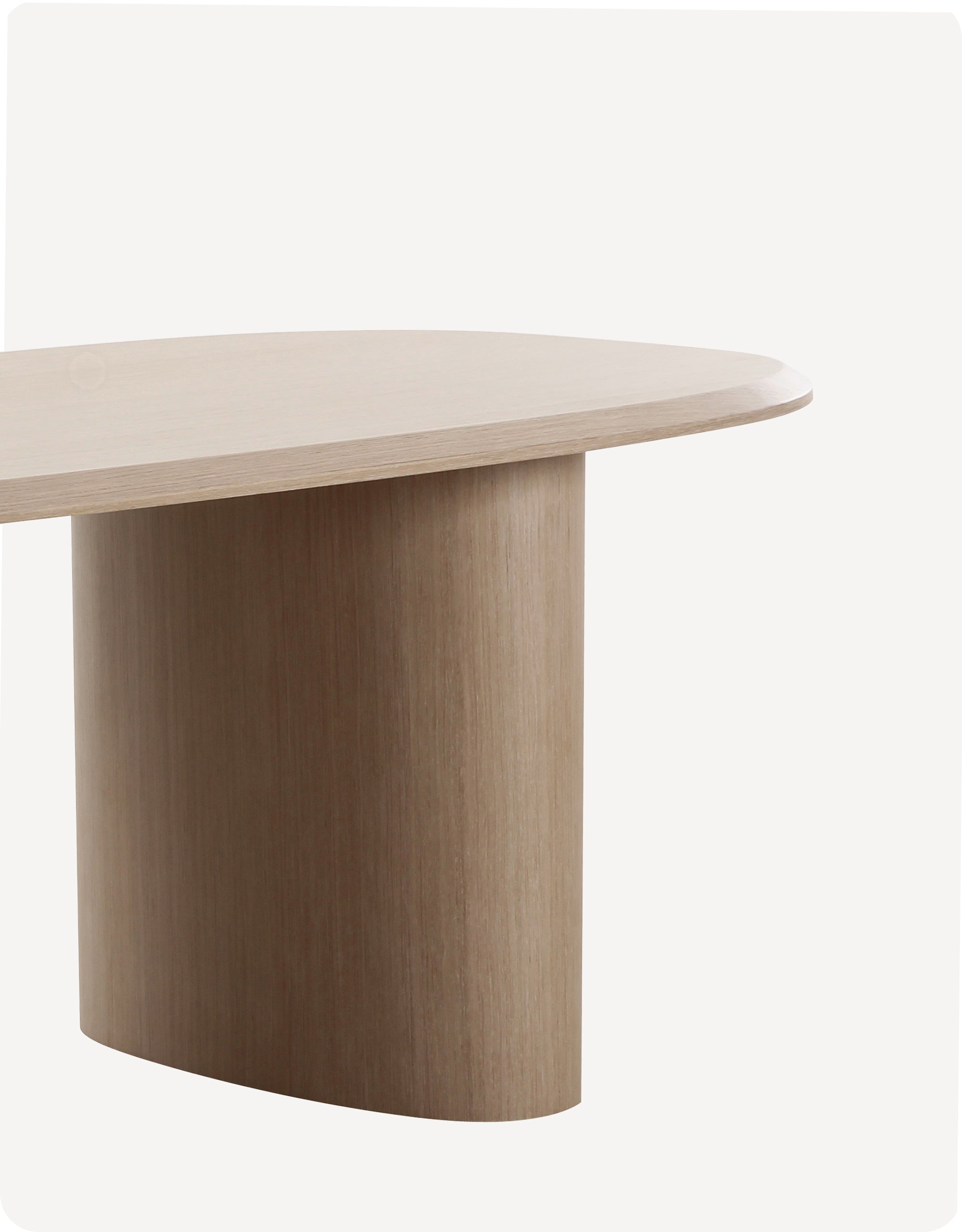 Axel Dining Table Light Wood 2.2m