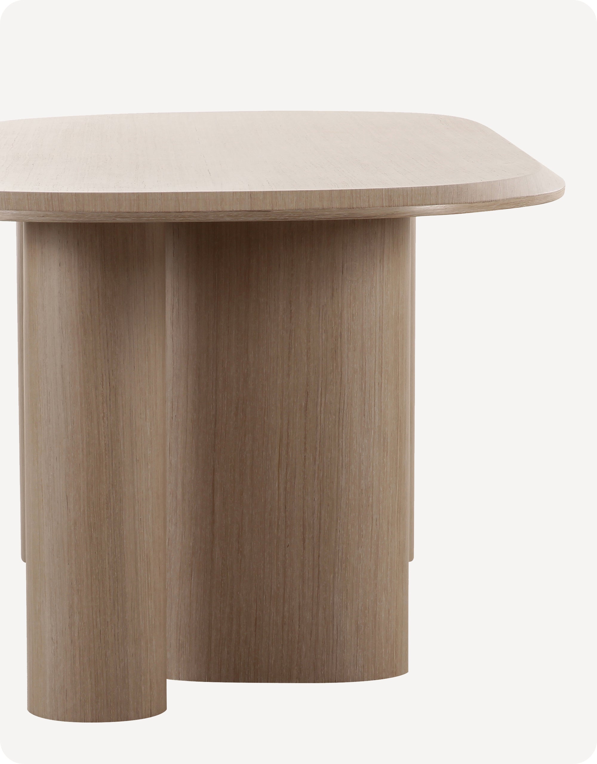 Axel Dining Table Light Wood 2.2m