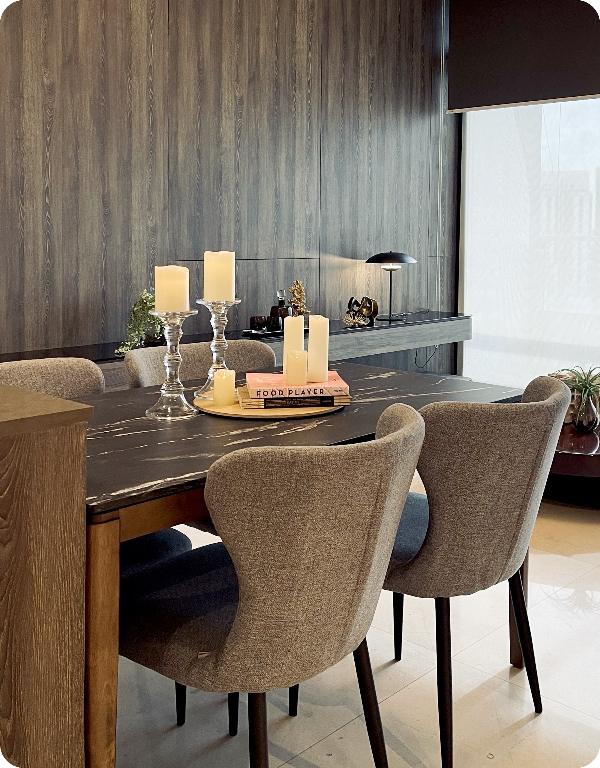 Bennett Dining Table 1.35m - HuggyHomey
