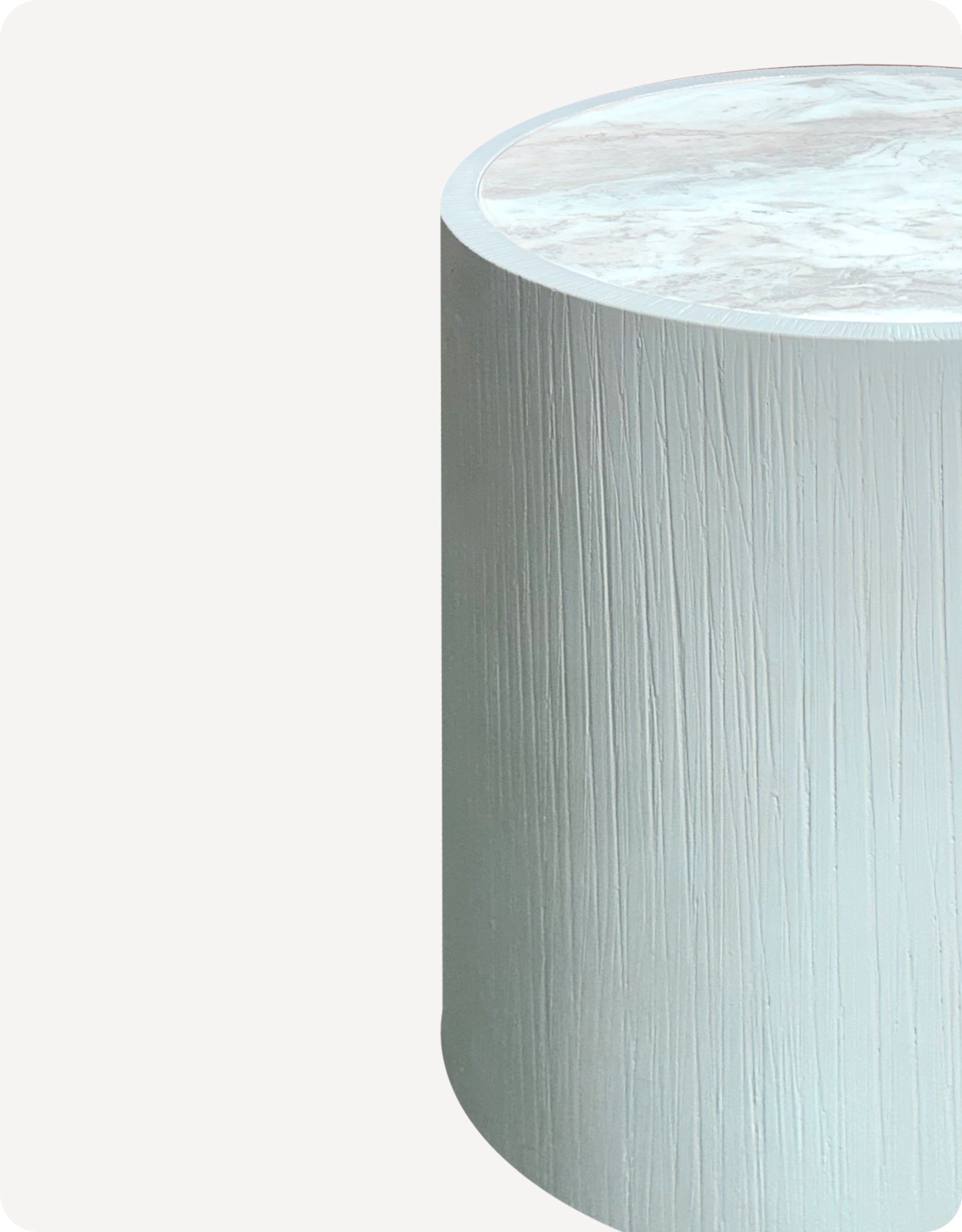 Cordelia End Table Marble - HuggyHomey