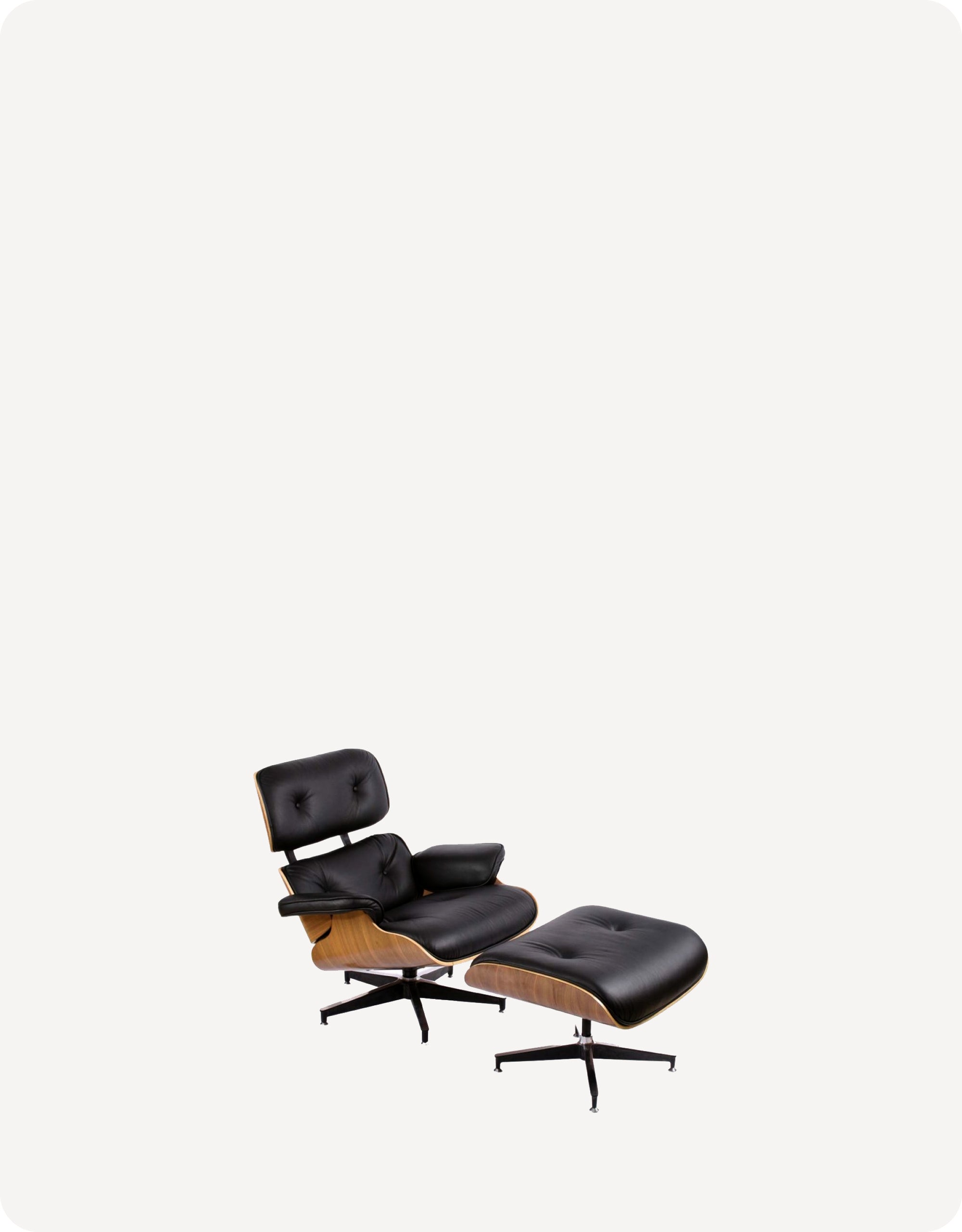 Eames Lounge Set (Replica)