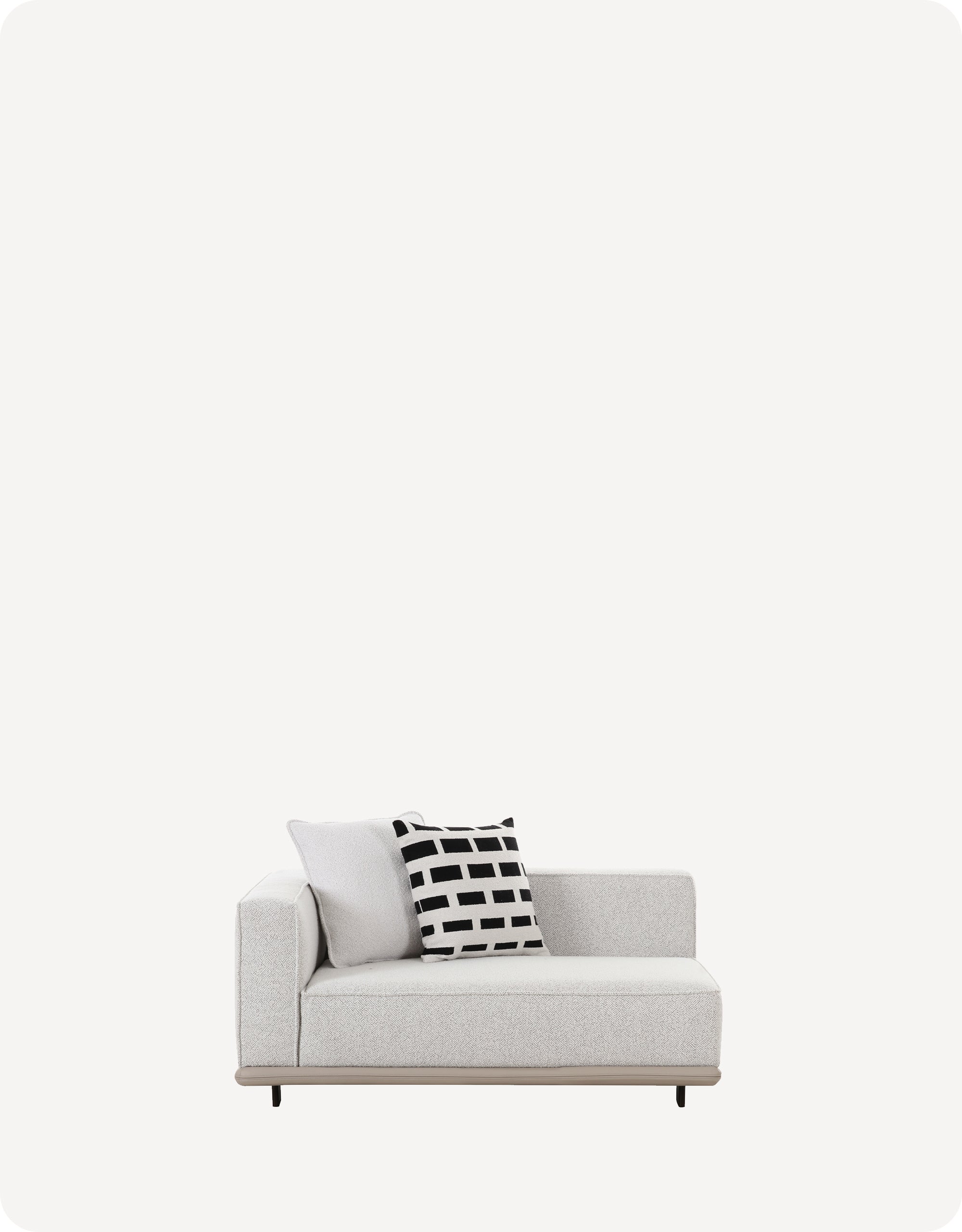 Evangelina Primofab™ Triple-Resist Technology Fabric Left Arm Chaise