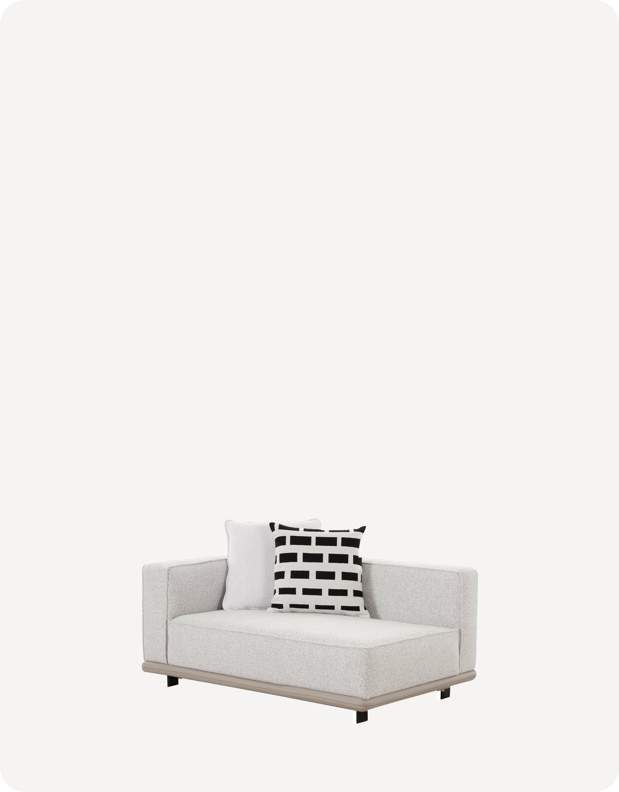 Evangelina Primofab™ Triple-Resist Technology Fabric Left Arm Chaise