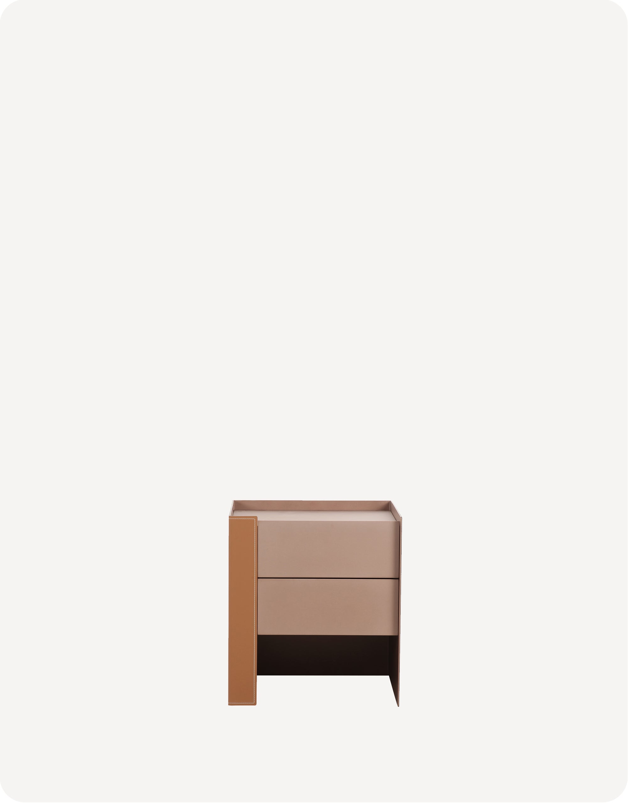 Finn Nightstand Leather Left - HuggyHomey