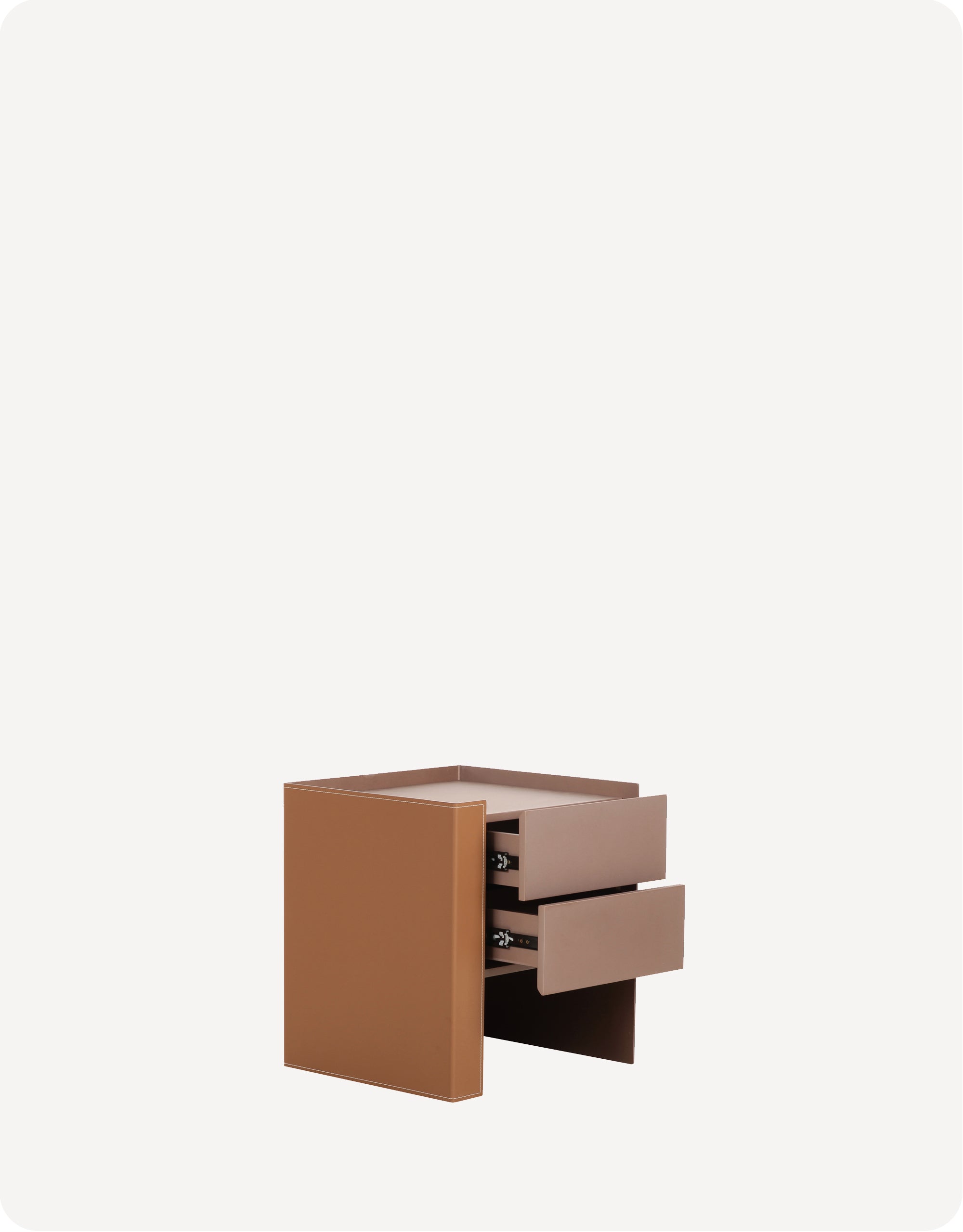 Finn Nightstand Leather Left - HuggyHomey