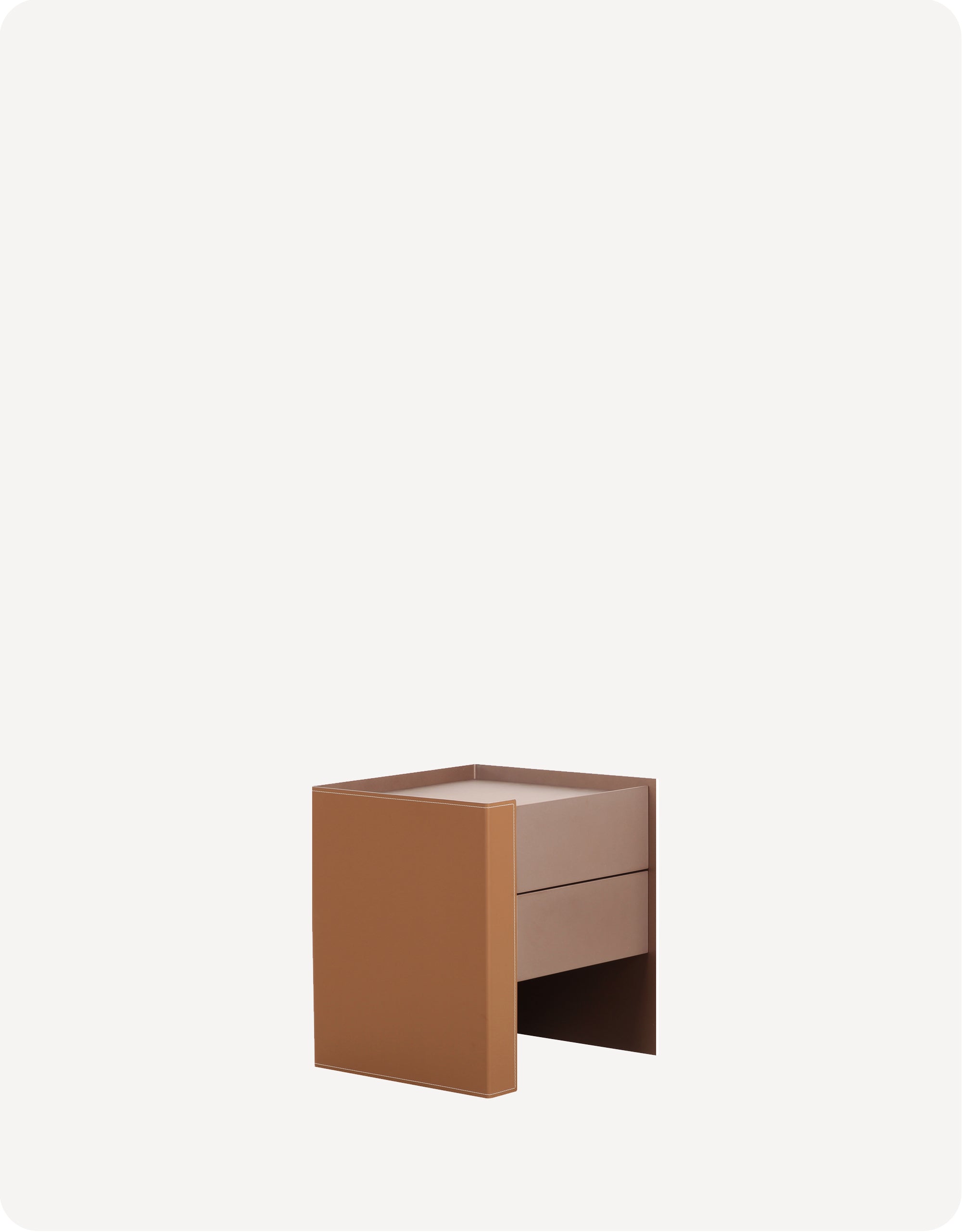Finn Nightstand Leather Left - HuggyHomey
