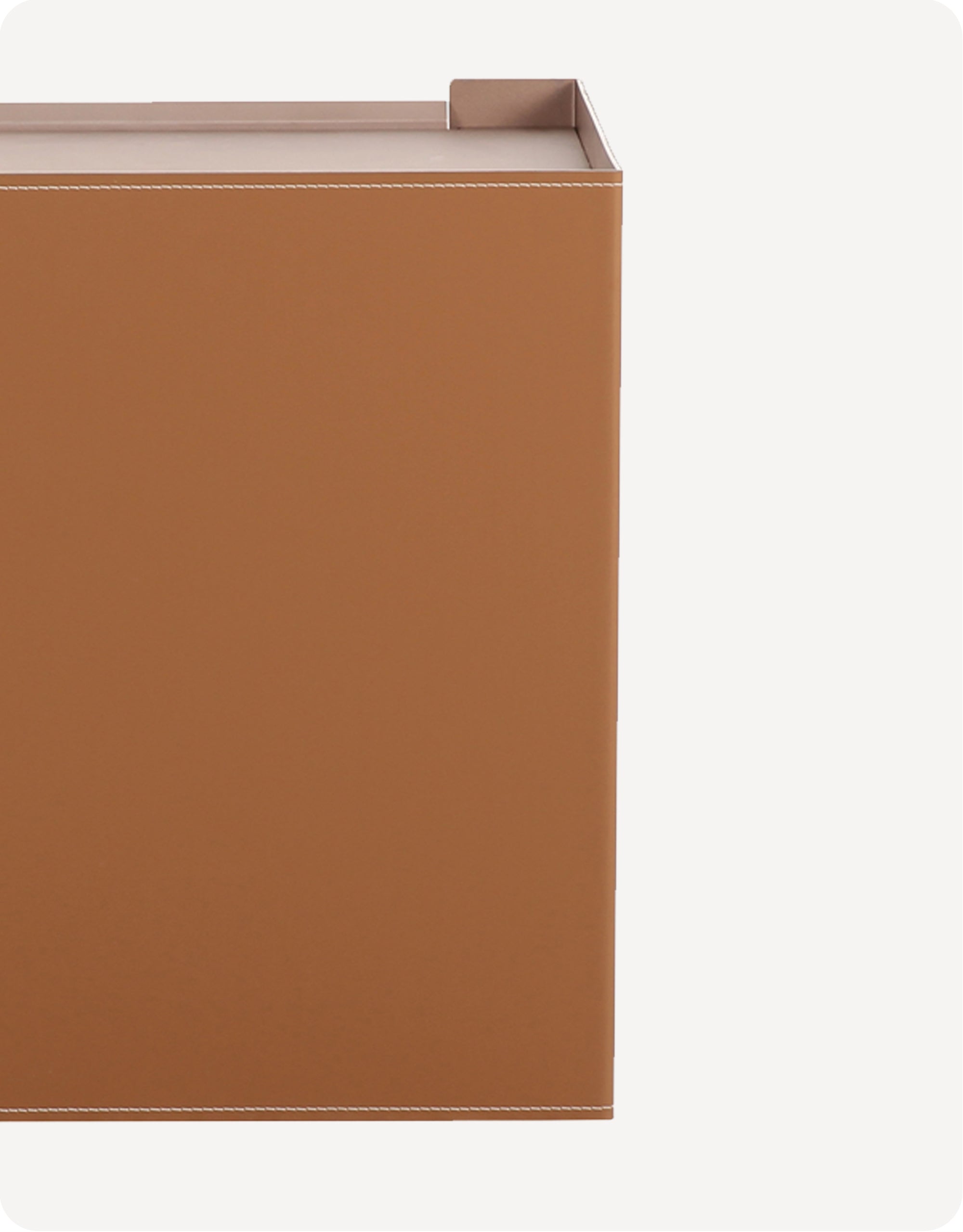 Finn Nightstand Leather Left - HuggyHomey