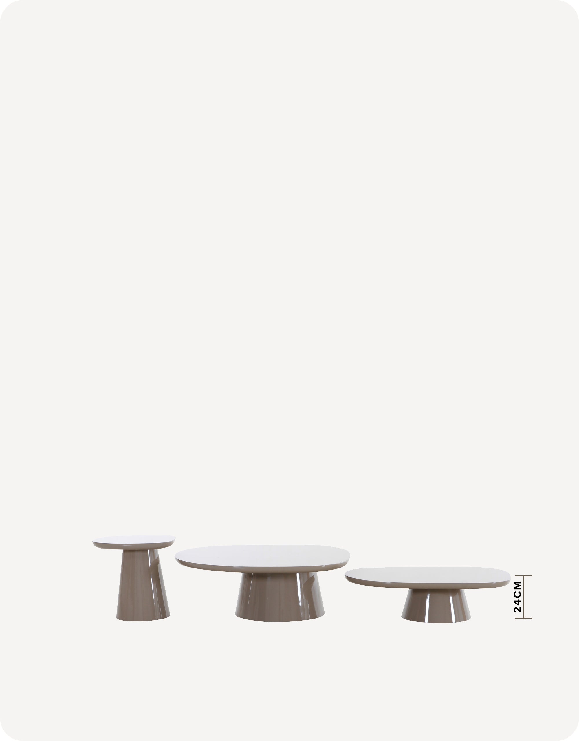 Jaxon Coffee Table Medium Glossy (Pair it with Large)