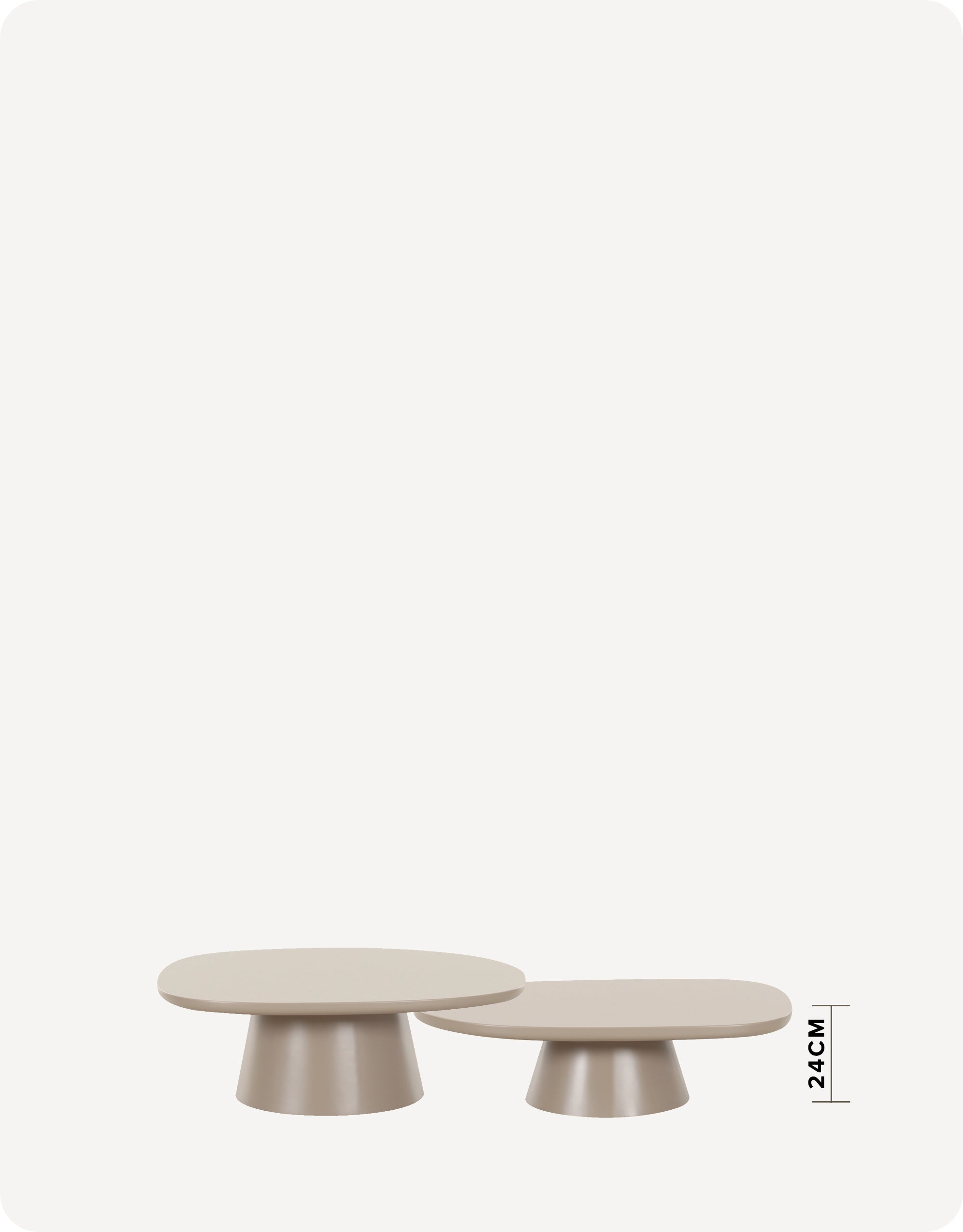 Jaxon Coffee Table Medium Matte (Pair it with Large) - HuggyHomey