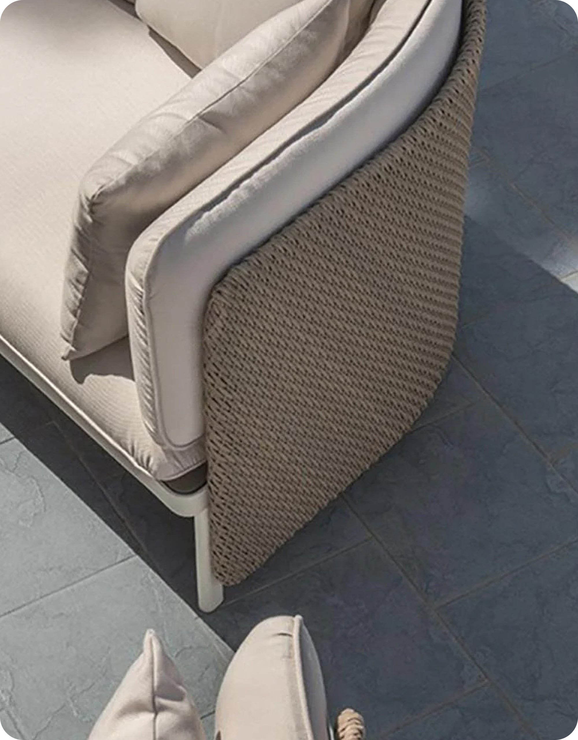 Luna Outdoor 3 Seater Sofa