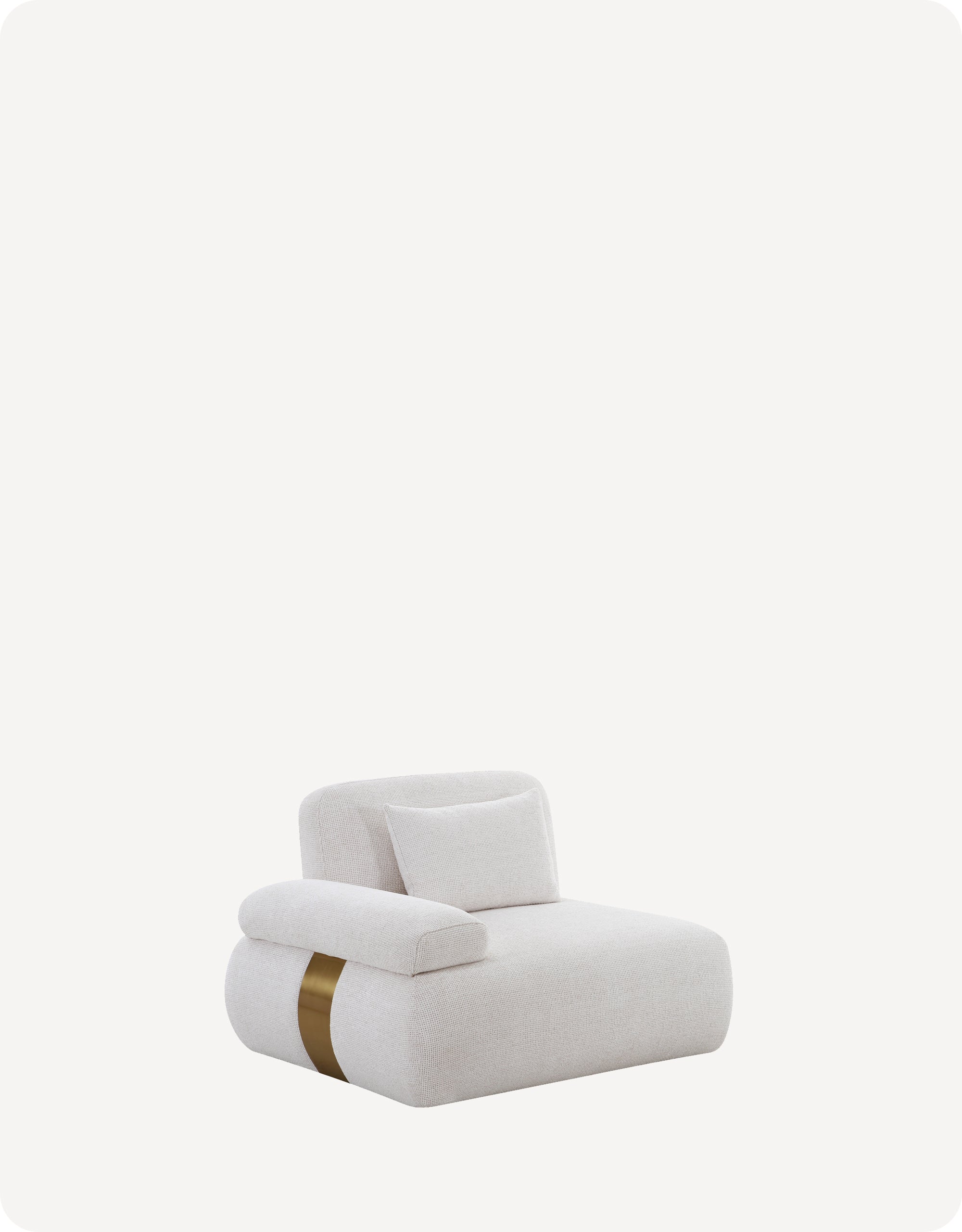 Seraphina Primofab™ Triple-Resist Technology Fabric Left Arm Chaise