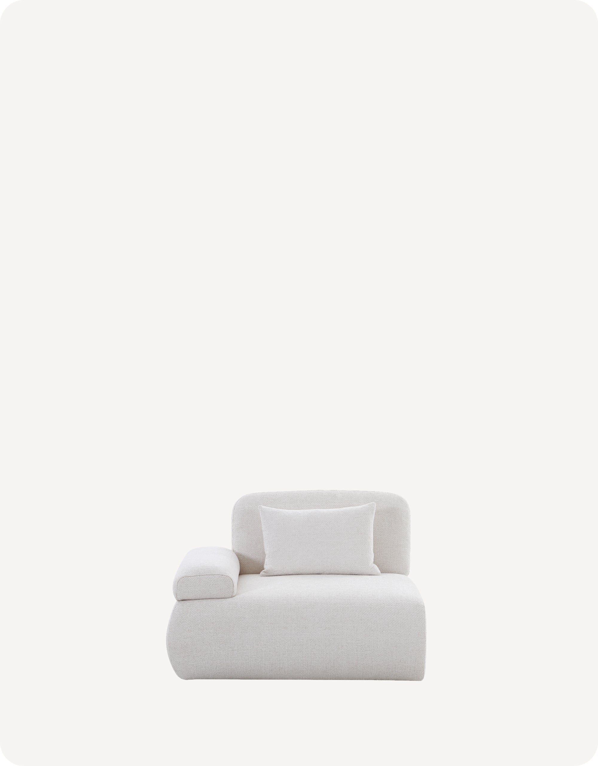 Seraphina Primofab™ Triple-Resist Technology Fabric Left Arm Chaise