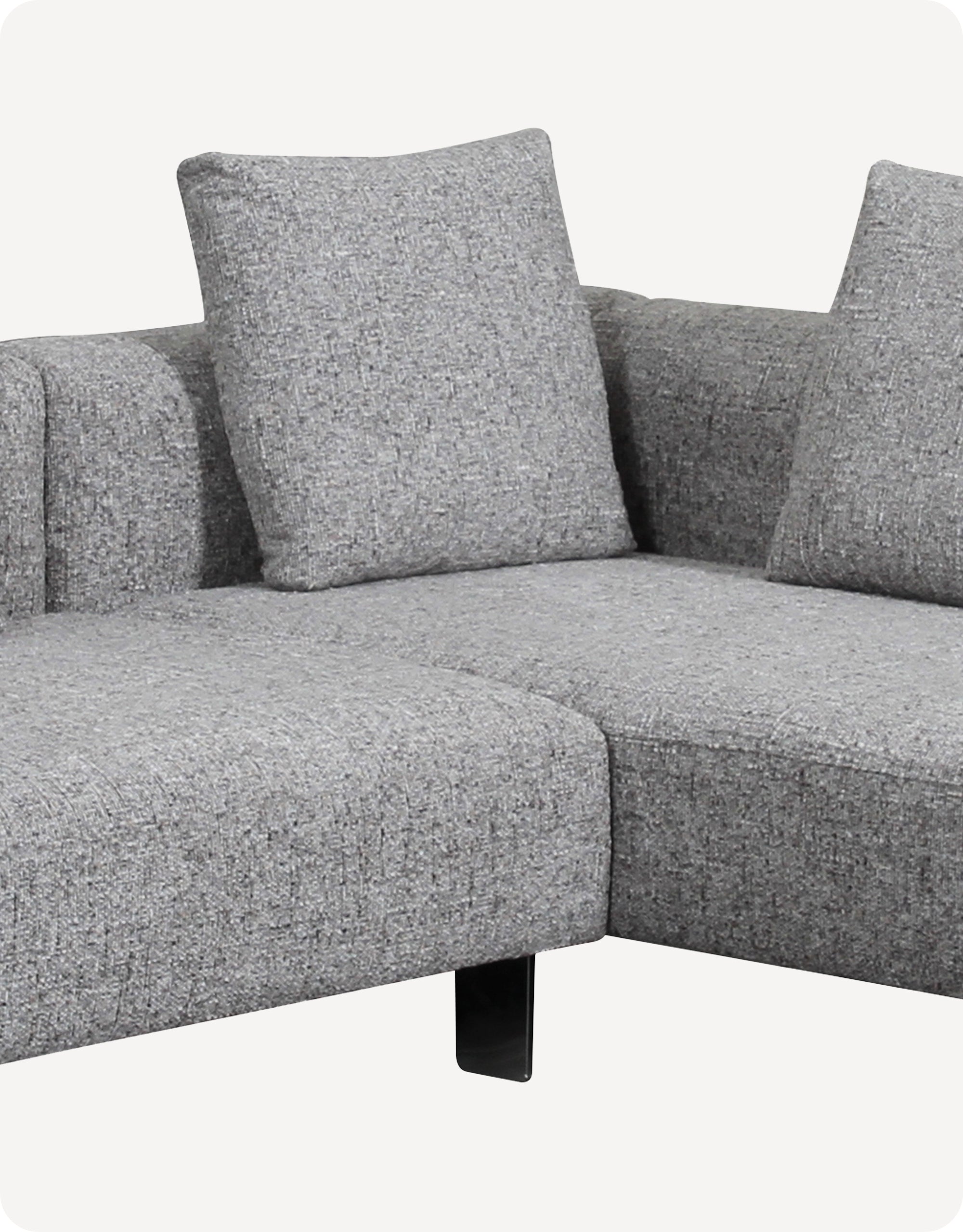 Arabella 2-Sectional Left Arm Sofa Plus Ottoman With Primofab™ Triple-Resist Technology Fabric