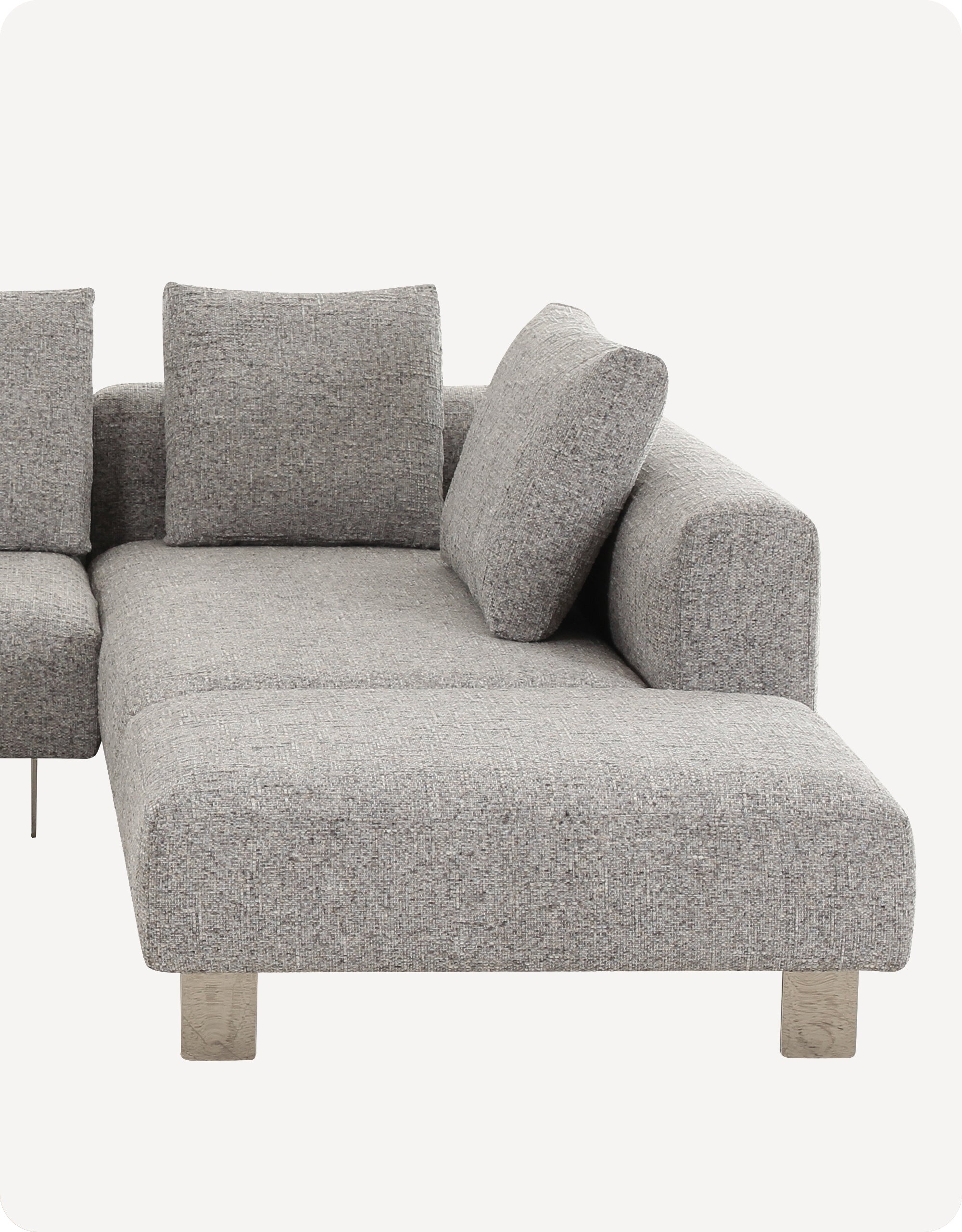 Arabella 2-Sectional Left Arm Sofa Plus Ottoman With Primofab™ Triple-Resist Technology Fabric