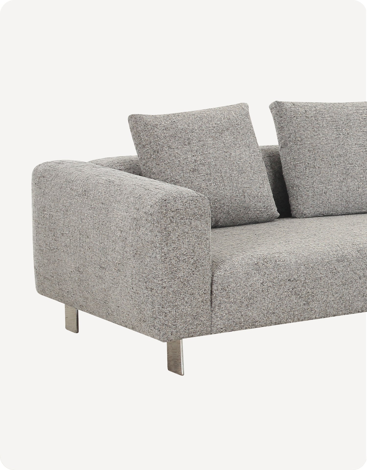 Arabella 2-Sectional Left Arm Sofa Plus Ottoman With Primofab™ Triple-Resist Technology Fabric