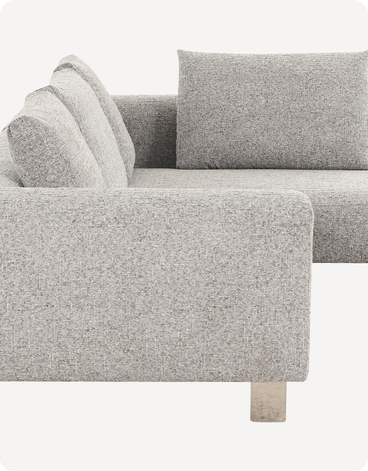 Arabella 2-Sectional Left Arm Sofa Plus Ottoman With Primofab™ Triple-Resist Technology Fabric