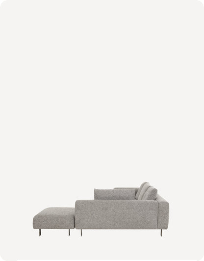 Arabella 2-Sectional Left Arm Sofa Plus Ottoman With Primofab™ Triple-Resist Technology Fabric