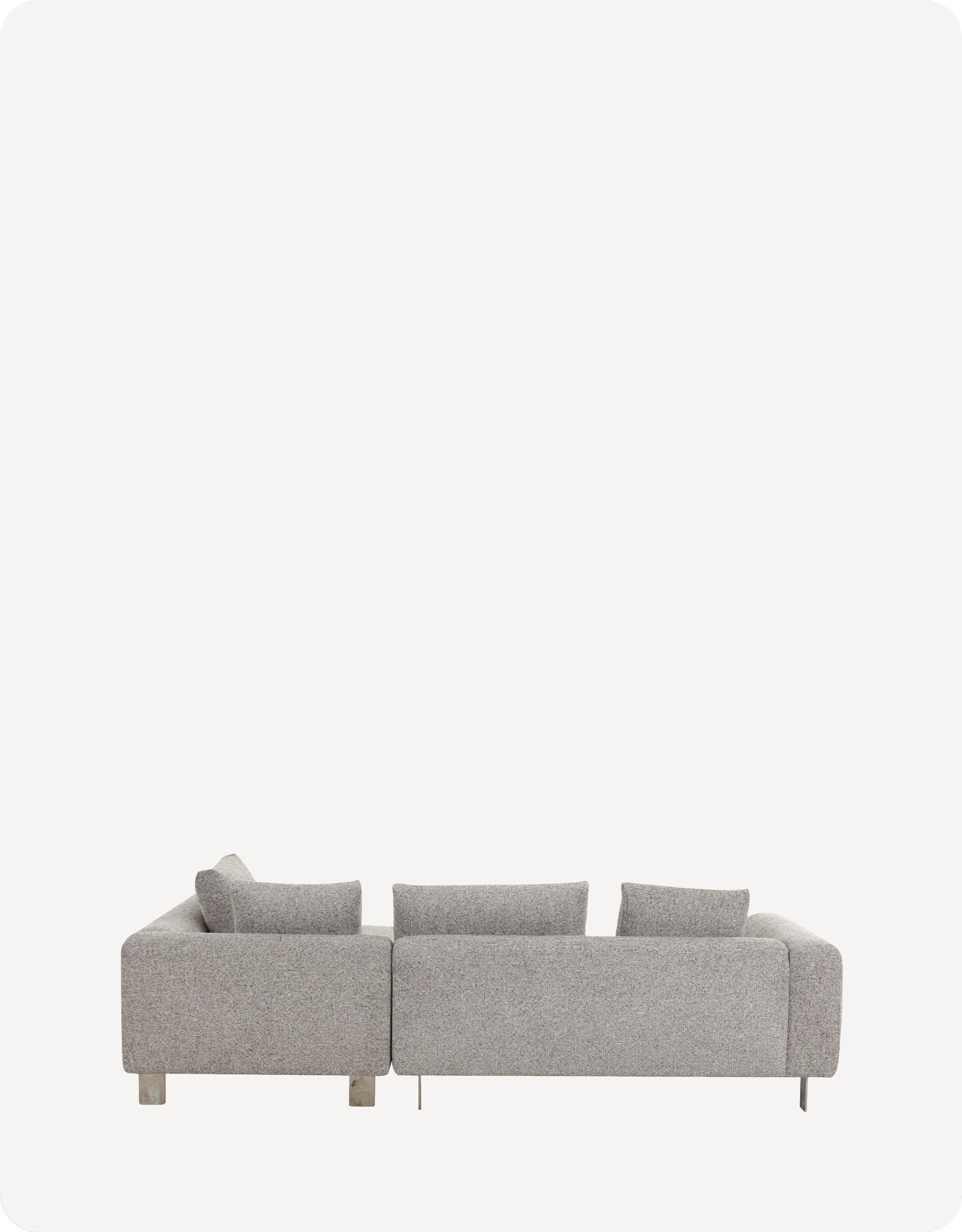 Arabella 2-Sectional Left Arm Sofa Plus Ottoman With Primofab™ Triple-Resist Technology Fabric