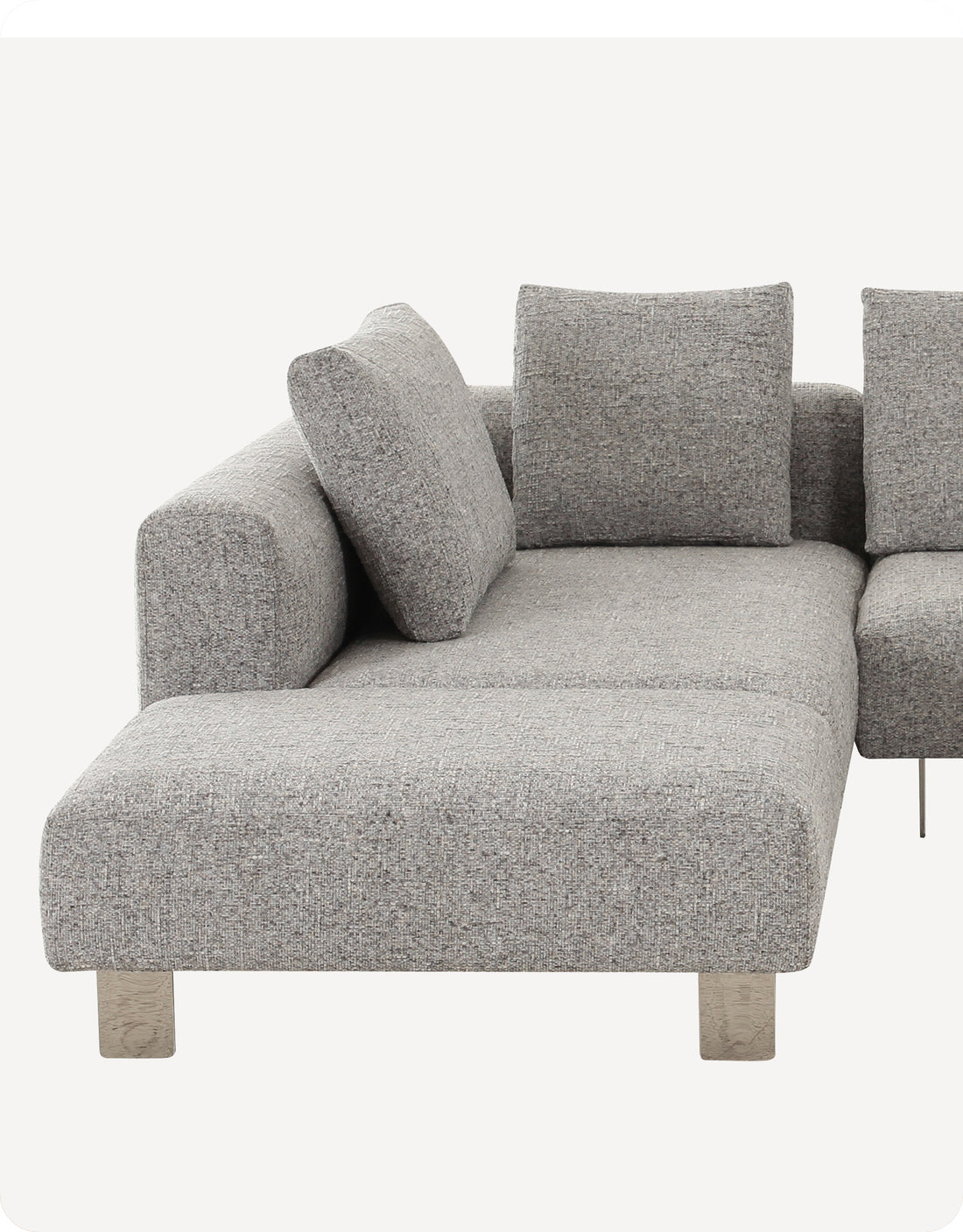 Arabella 2-Sectional Right Arm Sofa Plus Ottoman With Primofab™ Triple-Resist Technology Fabric