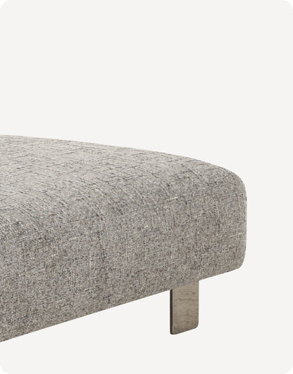 Arabella Ottoman With Primofab™ Triple-Resist Technology Fabric - HuggyHomey