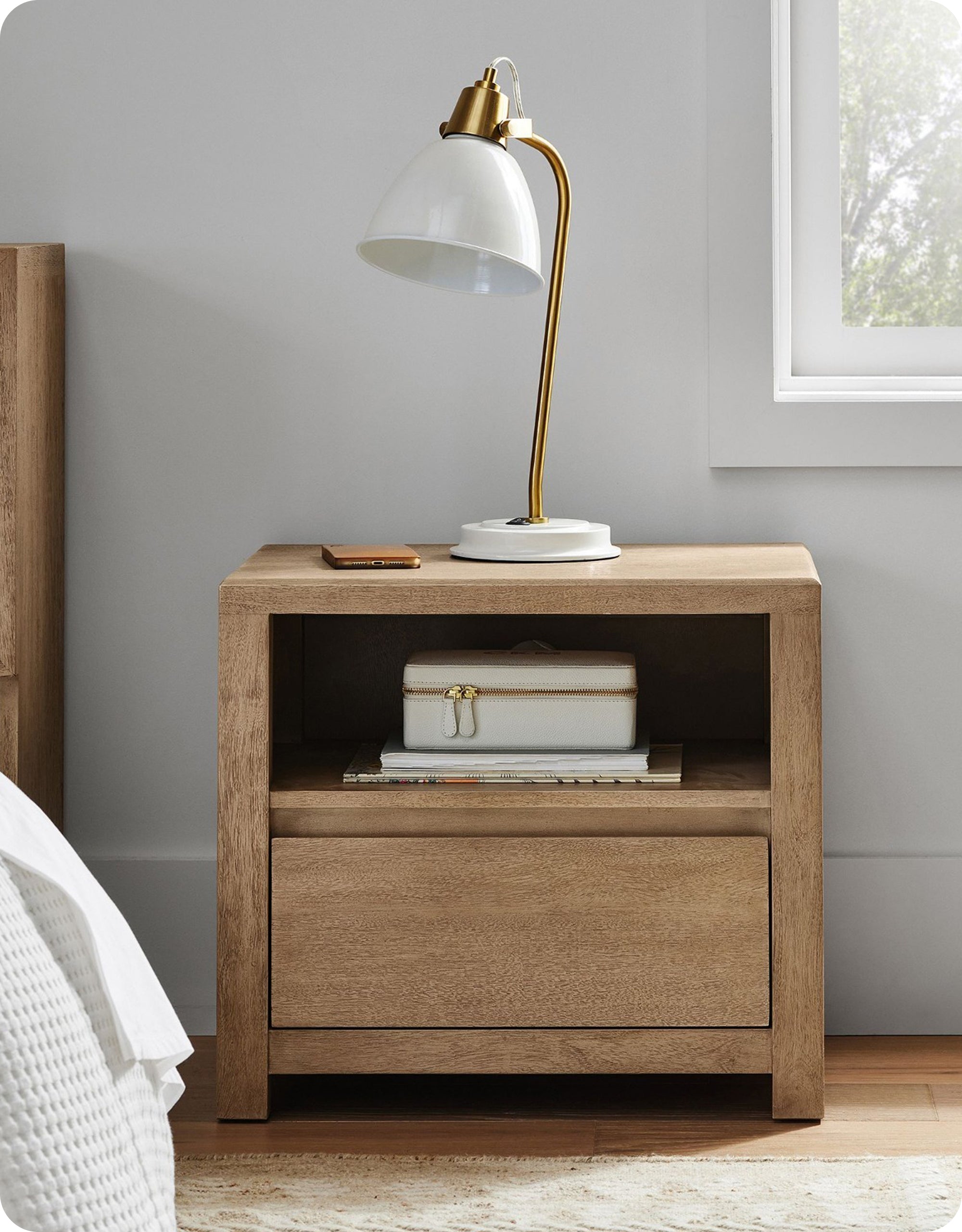 Charles Nightstand Wood