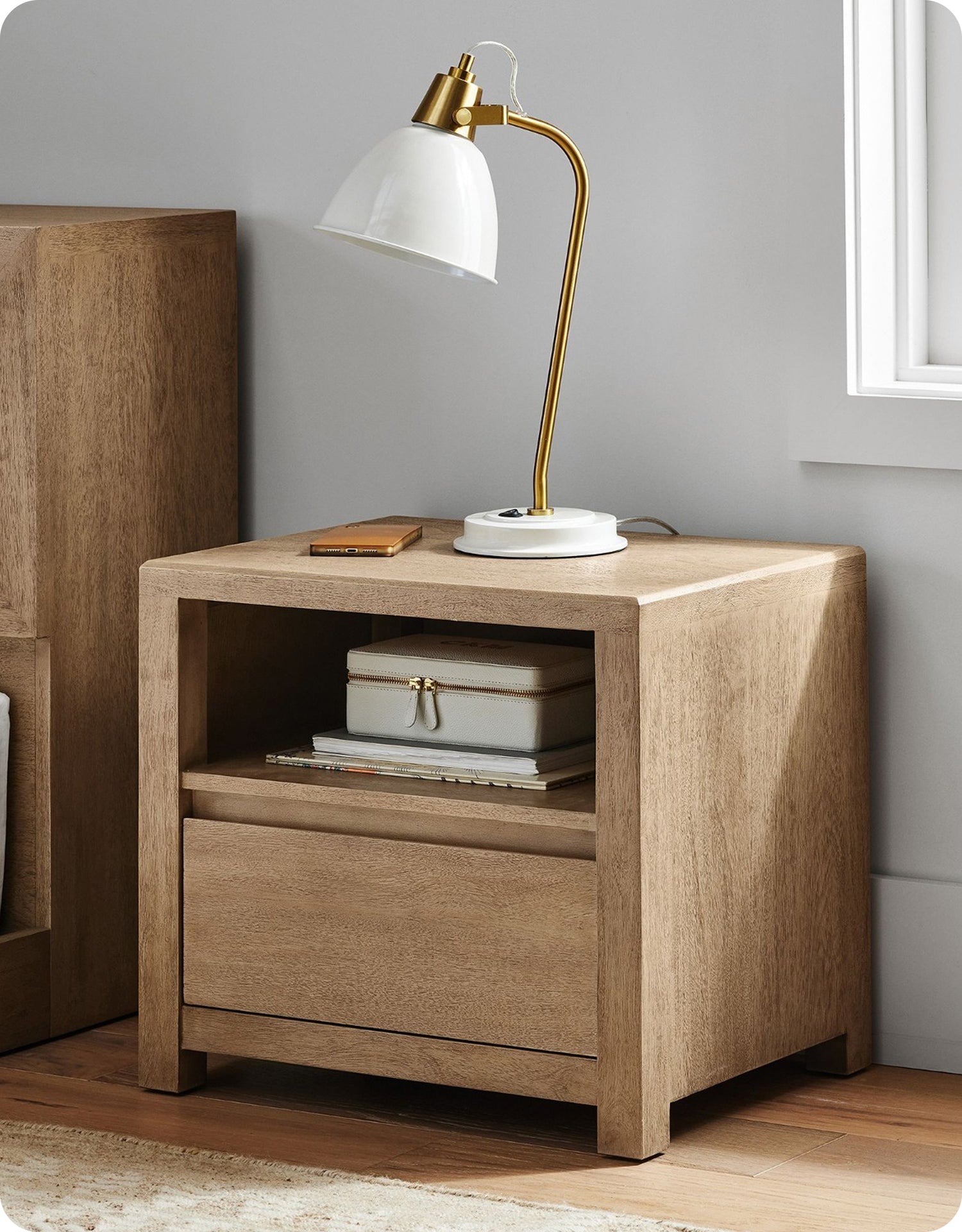 Charles Nightstand Wood