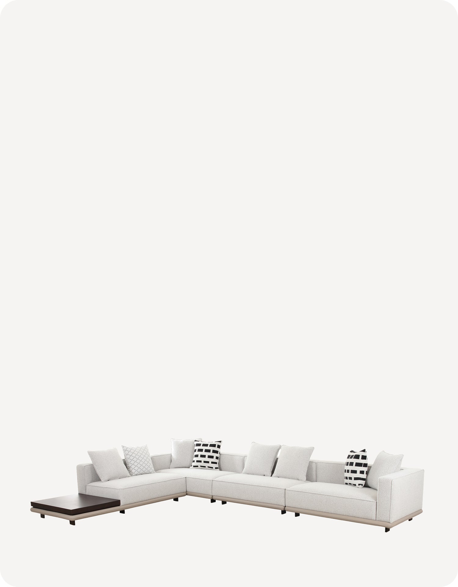 Evangelina 4-Sectional Sofa With Primofab™ Triple-Resist Technology Fabric