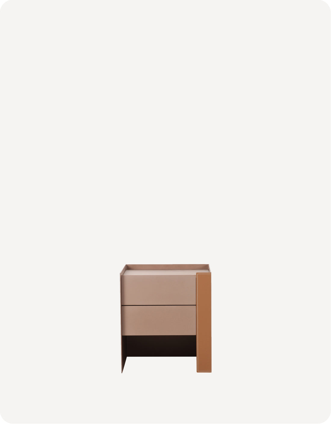 Finn Nightstand Leather Right