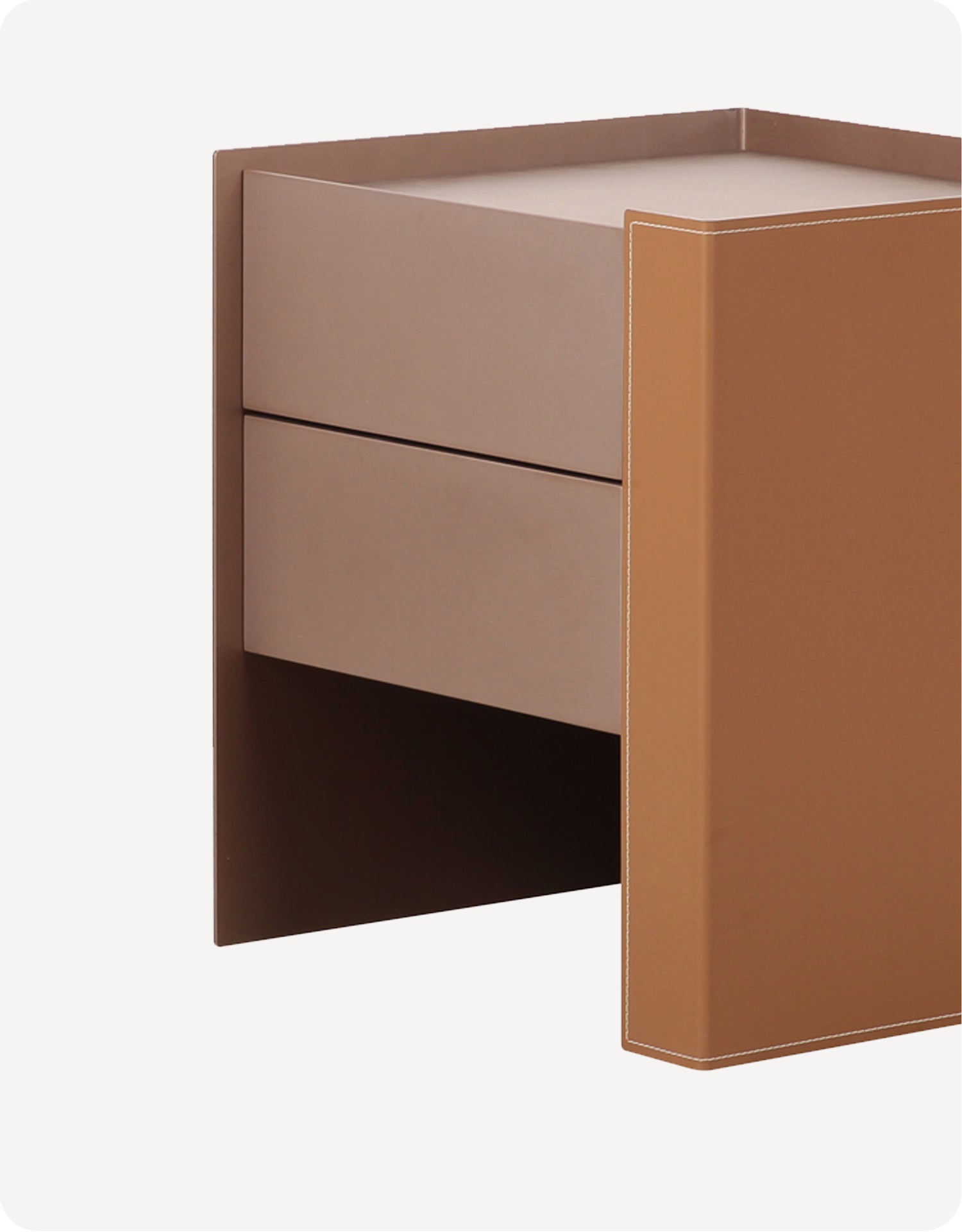 Finn Nightstand Leather Right