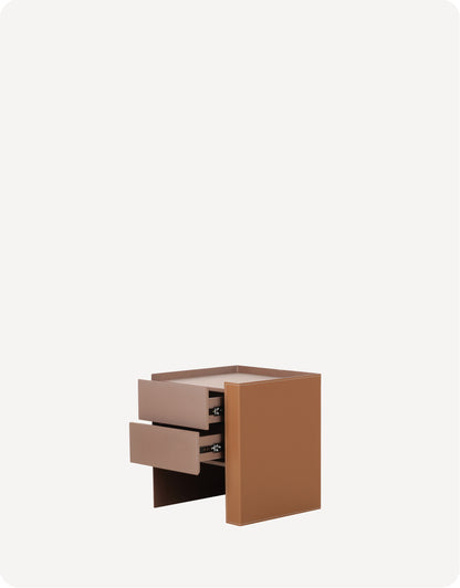 Finn Nightstand Leather Right