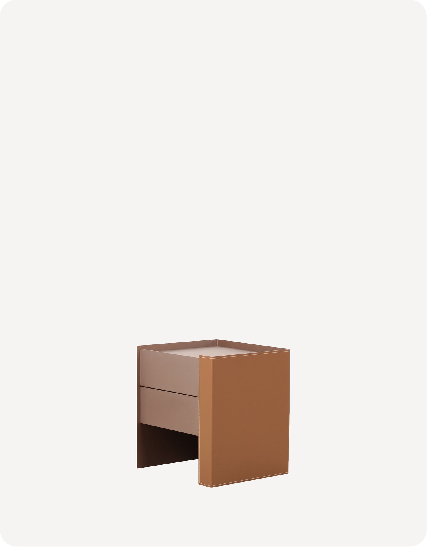 Finn Nightstand Leather Right