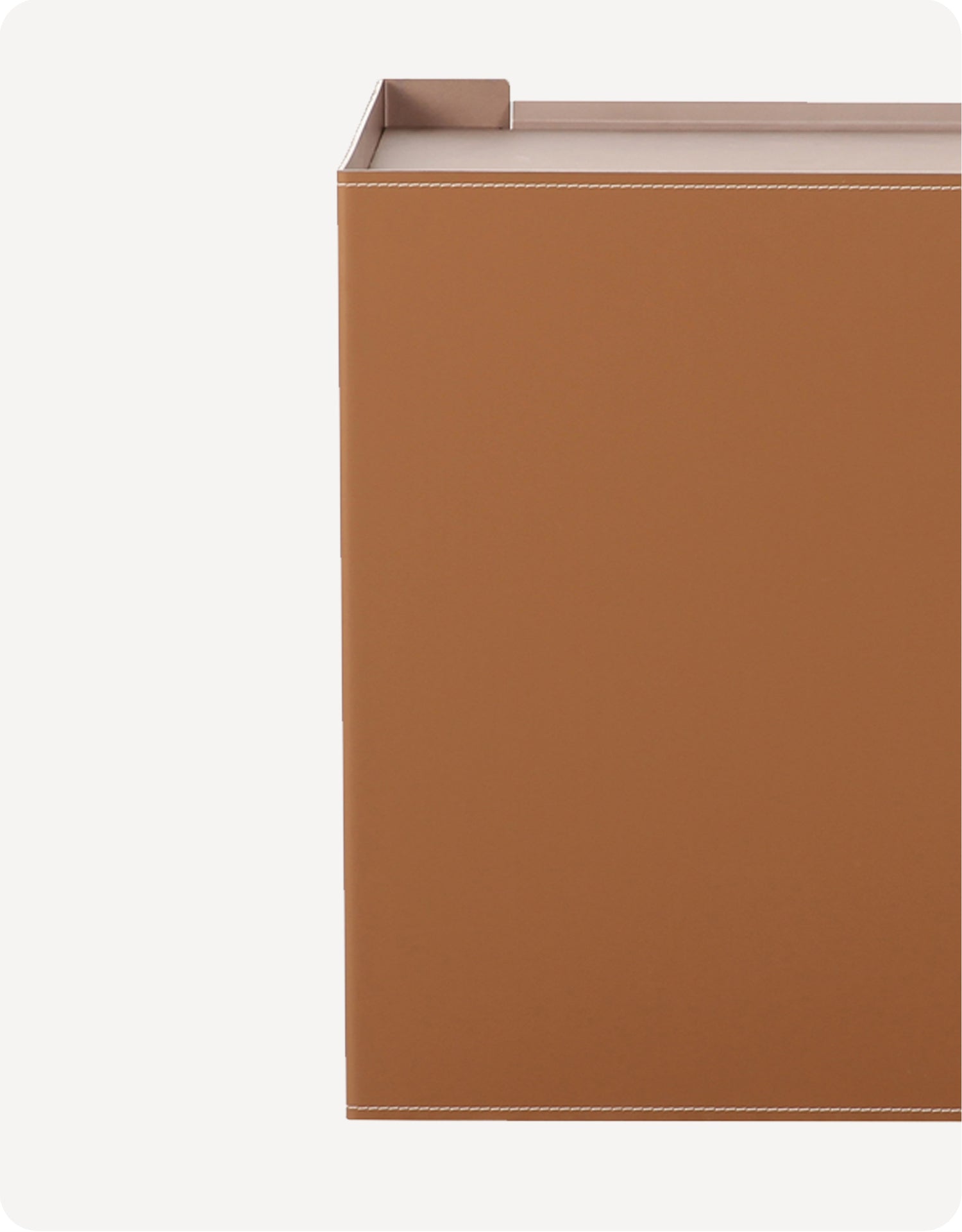 Finn Nightstand Leather Right