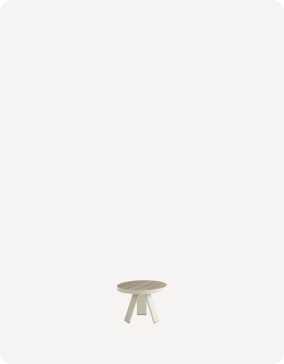 Luna Outdoor Accent Table Round - HuggyHomey