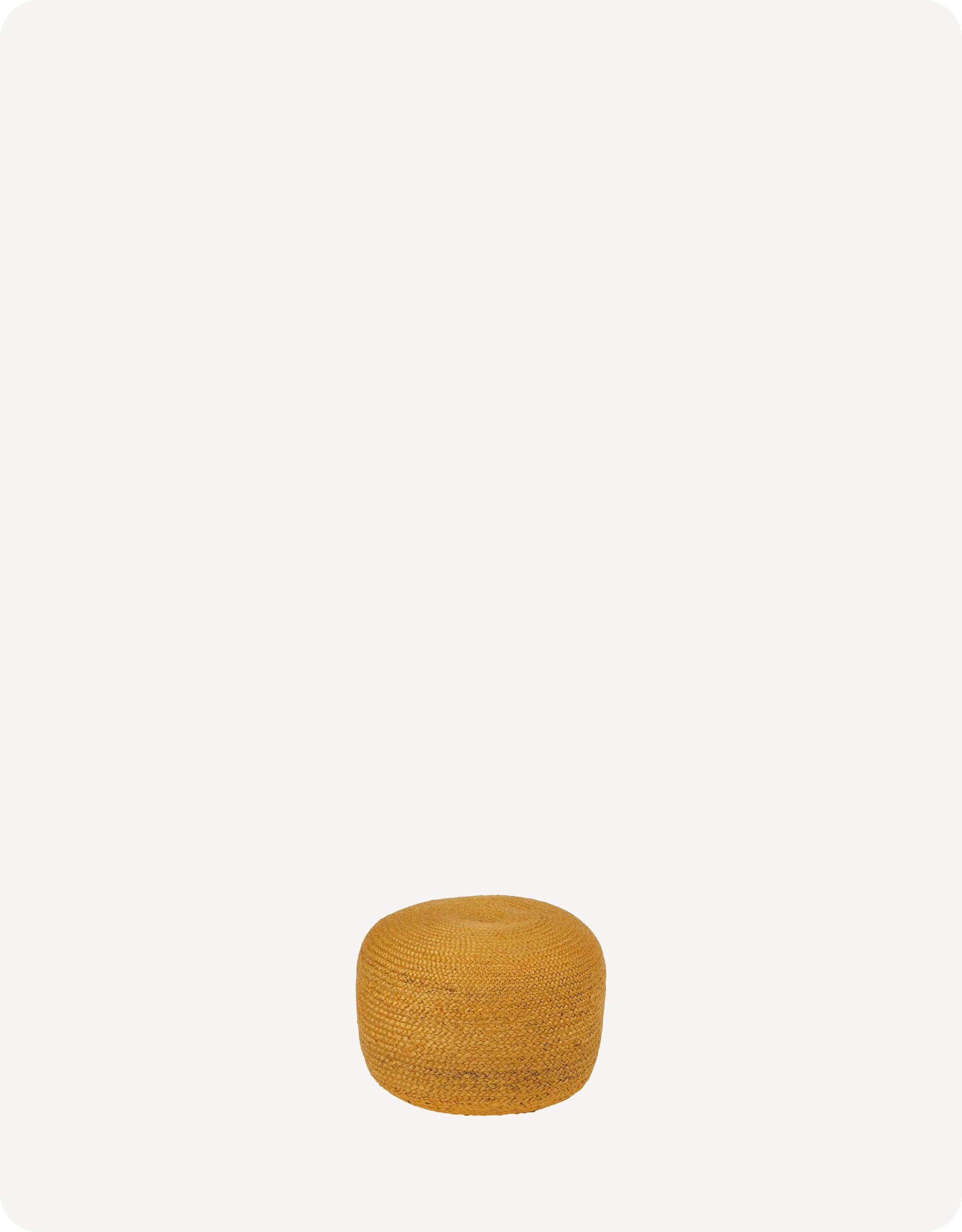 Edmund Pouf Ochre - HuggyHomey