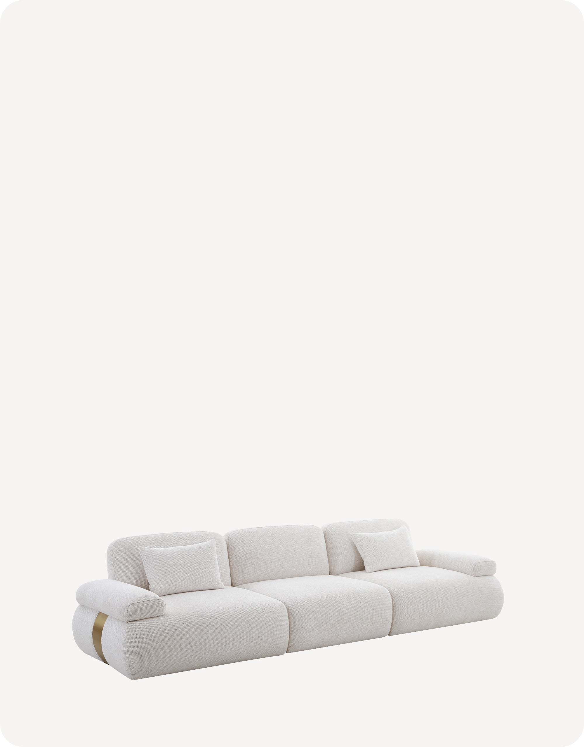 Seraphina 3-Sectional Sofa With Primofab™ Triple-Resist Technology Fabric