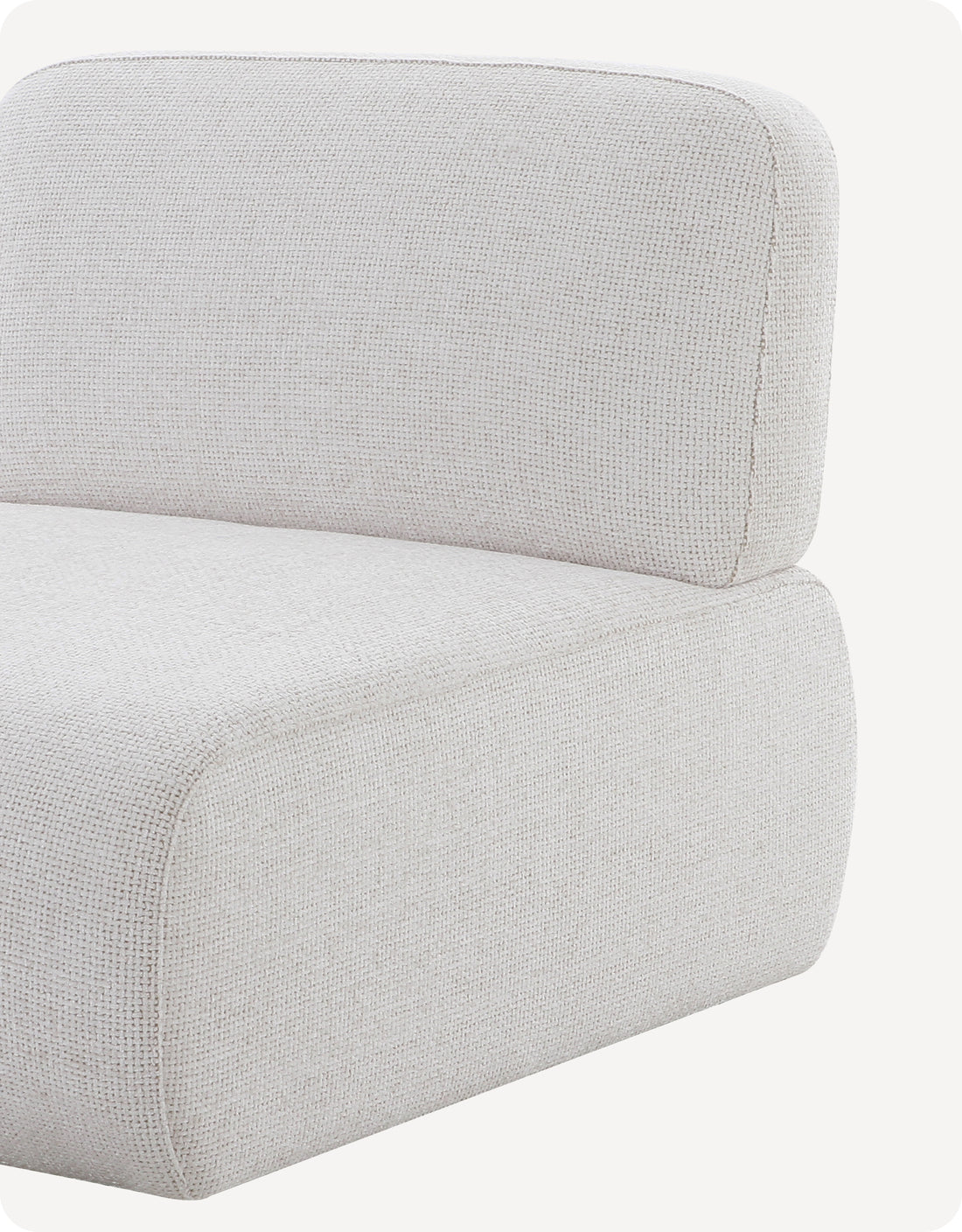 Seraphina Primofab™ Triple-Resist Technology Fabric Armless Chaise - HuggyHomey