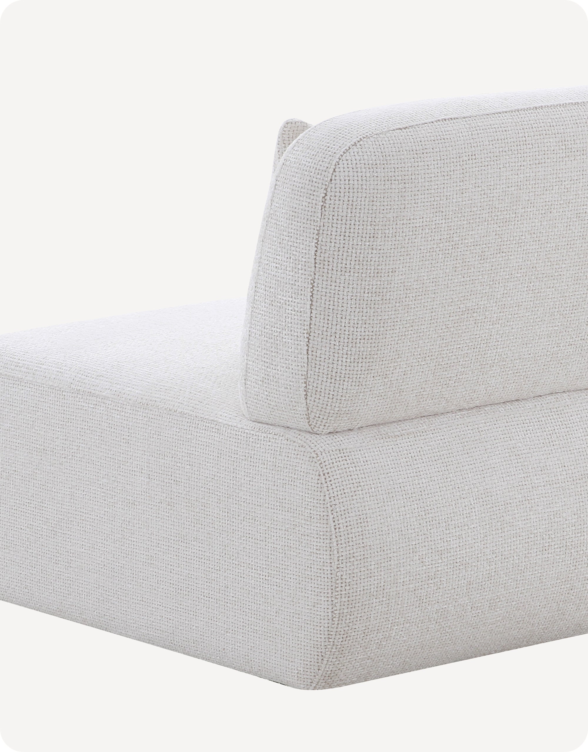 Seraphina Armless Sofa With Primofab™ Triple-Resist Technology Fabric